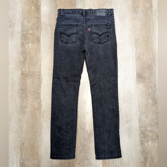 Levi's Black 510 Skinny Jeans Size 14R 27X27 - Picture 10 of 10